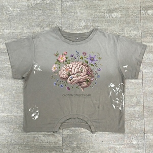 Camiseta Ligera para Hombre, Diseño de Punto, Lavada, Corte Regular, 100% Algodón, Transpirable, Suave, para Uso Diario, Cualquier Temporada - Product Image 5