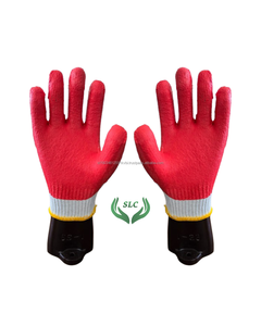 Guantes de Seguridad Industriales Antideslizantes, Resistentes, Transpirables, Texturizados, de Algodón 10G, Antiestáticos, para Uso General y Trabajo Pesado - Product Image 4