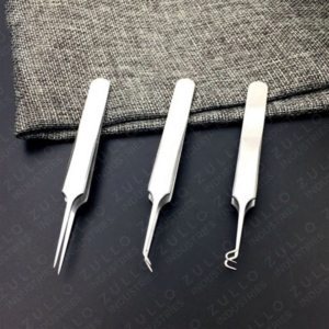 Professional 4 Piece Pink Stainless Steel Acne Blackhead Extractor Set Premium Pimple Remover Skin Care <b>Tools</b> - Product Image 6
