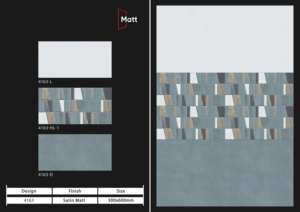 Carreaux vitrifiés modernes effet mat 30x60cm, parfaits pour les espaces résidentiels et de bureaux, offrant une surface résistante aux rayures et durable. - Product Image 5