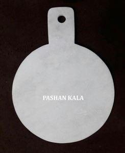 Tabla de Cortar de Mármol Antigua de Diseño de Lujo con la Mejor Calidad en Blanco y un Diseño Único en Forma de Corazón para Uso en Cocinas - Product Image 4