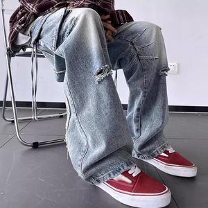 <b>Men</b> <b>Baggy</b> Pants Loose Fit Fashion Casual <b>Trousers</b> Wide Leg Comfortable Lightweight Fabric Modern Streetwear Daily Clothing - Product Image 4