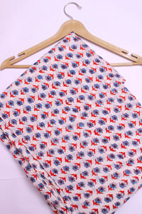 Tela de Algodón Estampada a Mano con Diseño Floral Buti, Textil de Algodón Suave y Ligero para Prendas - Product Image 5