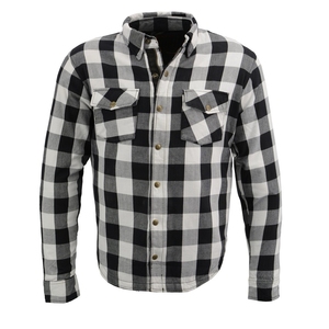 <b>Men</b>’s Black White Buffalo Plaid Flannel <b>Shirt</b> Heavyweight Long Sleeve Workwear Checkered Outdoor <b>Lumberjack</b> <b>Shirt</b> Wholesale OEM - Product Image 5