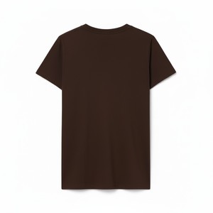 Camiseta Básica de Verano para Mujer, de Alta Calidad, Casual, de Manga Corta, Color Sólido, Algodón, Ajustada, Transpirable, de Secado Rápido - Product Image 3