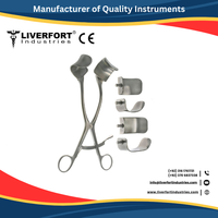 Premium Quality Manual Lone Star Veterinary Retractor Ring Self-Retaining Hands-Free Adjustable Stainless Steel Surgical