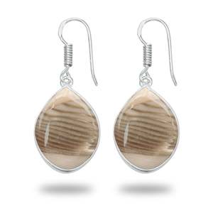 Boucles d'oreilles pendantes en argent sterling 925 avec pierres précieuses de silex multi-coupes de qualité supérieure, bijoux tendance pour femmes - Product Image 2