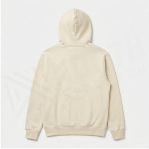 เสื้อฮู้ดผู้ชายสีครีม ทรงปกติ ผ้าฝ้ายเฟรนช์เทอร์รี่ สวมใส่สบาย มีกระเป๋าหน้า เหมาะสำหรับใส่ในฤดูใบไม้ร่วง - Product Image 2