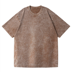 2026 new arrival <b>Men's</b> T-Shirt 230 GSM 100% Cotton Plain Oversized Drop Shoulder Short Sleeve O-Neck Fitted Washed Blank for <b>Men</b> - Product Image 2