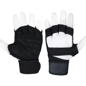 Gants de Cross Fit en Néoprène Sans Doigts avec Fermeture à Tirer, Soutien du Poignet, Protection de la Paume, Antidérapants, Souples, Entraînement Unisexe Avancé - Product Image 4