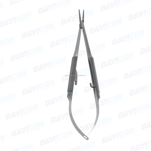 Castroviejo manuel allemand en acier inoxydable Micro porte-aiguille Instrument chirurgical essentiel - Product Image 5