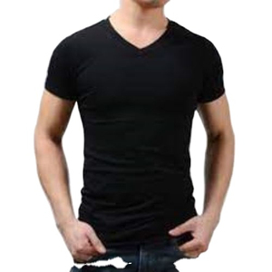 Camiseta de Cuello en V para Hombre, 100% Algodón de Alto Gramaje, Personalizable, Ecológica, Estilo Casual Lavado, de Secado Rápido y Antiarrugas - Product Image 4