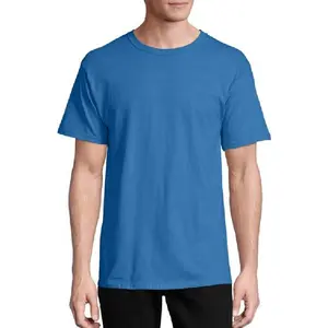 T-shirt in cotone 100% con etichetta privata taglie forti t-shirt slim fit da uomo all'ingrosso maglietta estiva fresca servizio oem t-shirt a maniche corte