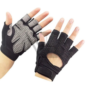 Custom Fitness Workout Men Women Custom Logo Non <b>Slip</b> Training Exercise Sports <b>Half</b> Finger Gym Gloves Wholesale Rate Oem - Product Image 5