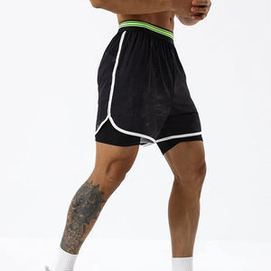 Pantalones Cortos Casuales para Hombre, Hechos en Fábrica, Ligeros, 100% Algodón, Transpirables, Cómodos, con Logotipo Personalizado, Cintura Alta con Cordón Ajustable - Product Image 1