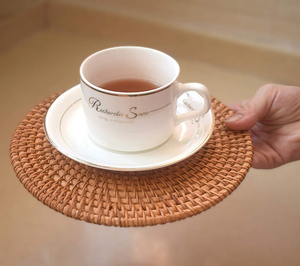 Round Rattan <b>Trivets</b> Pot Excellent Quality Rattan <b>trivet</b> 4 Pieces Multi Color <b>Trivet</b> At Affordable Price - Product Image 2