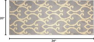 พรมปูพื้นห้องนั่งเล่นสไตล์โบฮีเมียน พรมลายเปอร์เซีย พรมสั่งทำ พรมพิมพ์ลาย พรมปูพื้น พรมปูพื้นขนาดใหญ่ - Product Image 4