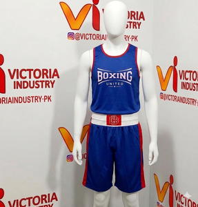 Uniforme de Boxeo Unisex, Traje de Sanda, Uniforme de Kung Fu, Ropa de Wushu, Pantalones Cortos de Artes Marciales, Disfraz de Boxeo para Niños y Adultos - Product Image 1