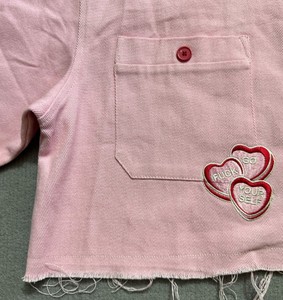Polo Corto para Mujer, Manga Corta, Bordado, con Botones, Color Sólido, Estilo Casual, para Primavera/Verano - Product Image 6