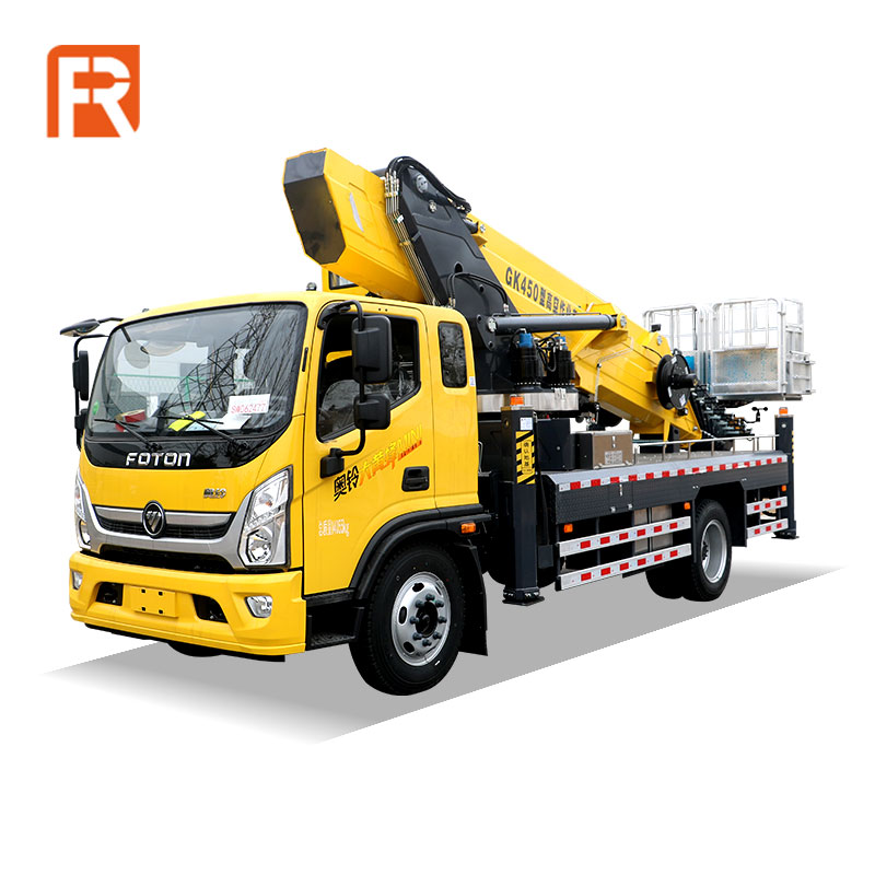 China Manufacturer Truck Mounted Crane Production Factory 45M Max New Diesel High Altitude Operation Truck