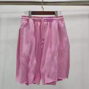 กางเกงขาสั้นลำลองคุณภาพสูง ผ้าฝ้าย 100% เนื้อหนา สไตล์สตรีทแวร์ สำหรับฤดูร้อน พิมพ์ลายโลโก้แบบพัฟฟ์ตามสั่ง สำหรับผู้ชาย - Product Image 5