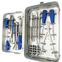 Kit d'instruments orthopédiques pour plaques vertébrales et membres inférieurs en acier inoxydable de qualité allemande – Fournisseur en gros, OEM/ODM disponible