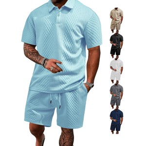 Nouvelle Collection 2026 : Ensemble Décontracté de Luxe pour Homme, 100% Coton, Deux Pièces, Idéal pour l'Automne et l'Été, Parfait pour le Fitness et le Jogging, Prix de Gros - Product Image 1