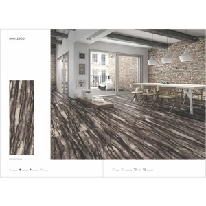 กระเบื้องพอร์ซเลนเคลือบสีขาวนิลขนาด800x2400มม. หินแกรนิตสำหรับตกแต่งพื้นเอเชียหรูหรา - Product Image 2