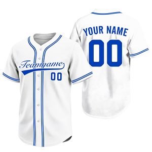เสื้อเบสบอลสั่งทำขายส่ง น้ำหนักเบา ผ้าโพลีเอสเตอร์ตาข่าย 100% ป้องกันแบคทีเรีย ติดกระดุมเต็มตัว พิมพ์ลายแบบรีดร้อน ปรับแต่งได้ - Product Image 4