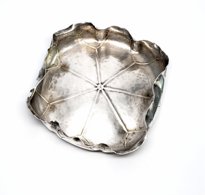 Bandeja de metal plateada en forma de hoja de calidad superior, última decoración de boda y hogar para mesa de comedor, Hotel y servicio de ensalada dulce hogar - Product Image 2