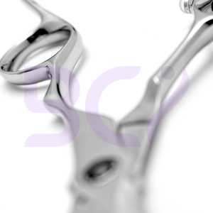 Ciseaux de barbier haut de gamme en acier inoxydable 440C, ciseaux de coupe de cheveux ultra-affûtés pour salon, dernier design de ciseaux de coiffure - Product Image 3