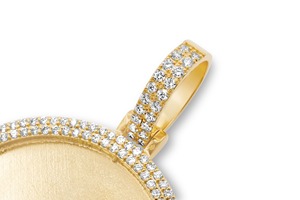 14K <b>Solid</b> <b>Gold</b> Lab Grown Diamond Brilliant Cut <b>Pendant</b> Necklace GIA Certified Classic Style Unisex Gift Yellow White Rose <b>Gold</b> - Product Image 3