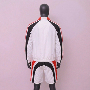 2026 Custom Streetwear Print Sports Coat 2 Pieces <b>Set</b> Jogging Suits breathable Tracksuits Short <b>Set</b> for Men High Quality - Product Image 3