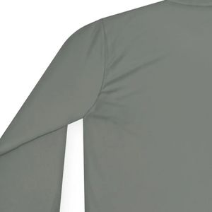 เสื้อสเวตเชิ้ตแขนยาวคอเต่าแบบซิปสีเทา น้ำหนักเบา ระบายอากาศได้ดี เหมาะสำหรับกิจกรรมกลางแจ้งและกีฬา ใส่ได้ทั้งชายและหญิง - Product Image 6