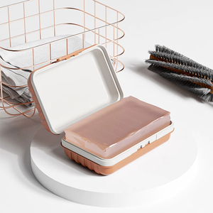 Soap Cage <b>Shower</b> Soap Case Tray With <b>Drain</b> Creative Soap Dish Easy Operation Home Plastic Soap Box For Professional Quality - Product Image 3