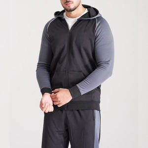 Conjunto Deportivo Personalizado para Hombre, Pantalones Deportivos Ajustados de Alta Calidad, Sudadera con Cremallera, Traje Deportivo Informal para Correr - Product Image 3