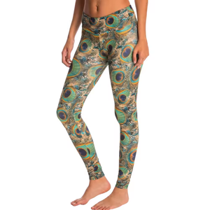 กางเกงเลกกิ้งกีฬาคุณภาพสูง พิมพ์ลายแบบซับลิเมชั่น สีตามสั่ง สำหรับผู้หญิง ออกกำลังกาย ฟิตเนส ชุดออกกำลังกายพิมพ์ลายซับลิเมชั่น กางเกงโยคะ - Product Image 2