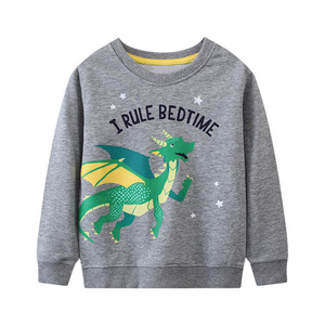 Sudadera de Forro Polar para Bebé con Estampado de Animales de Dibujos Animados, Manga Larga, Estilo Coreano, con Botones en el Hombro, 100% Algodón Orgánico - Product Image 1