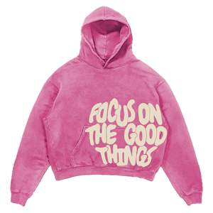 Sudadera con Capucha Oversize Vintage con Lavado Ácido, 460 GSM, Corte Regular, para Hombre y Mujer, Estilo Urbano Digital, Sudadera Casual de Invierno - Product Image 6