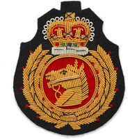 Parches/Insignias Personalizadas de Primera Calidad Hechas a Mano con Bordado OEM, con Pin de Seguridad, Hilo de Oro y Lienzo 3D