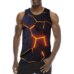 Professional Sports Sublimation <b>Men</b> Tank Top Breathable Quick Dry <b>Training</b> <b>Vest</b> Gym Apparel - Product Image 1