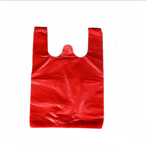 Sacs en plastique personnalisables en gros pour restaurants, sacs cadeaux, sacs en PE, HDPE, LDPE thermoscellables avec poignée, plusieurs tailles, couleurs et logos - Product Image 4