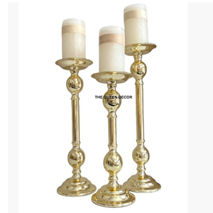 Portavelas de Aluminio con Elegante Forma de Hoja, Ideal para Decoración de Mesa y Eventos Especiales - Product Image 4