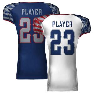 Camiseta de fútbol americano, diseño personalizado, sublimación, juvenil, 100% poliéster - Product Image 5