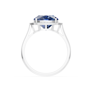 Anillo de Oro Sólido de 14K, 9K, 10K, 18K con Gema de Laboratorio de 6 Quilates, Certificado IGI, RJC, ODM, OEM, Fabricante de Joyería Fina Ética, Venta al por Mayor R102081 - Product Image 4