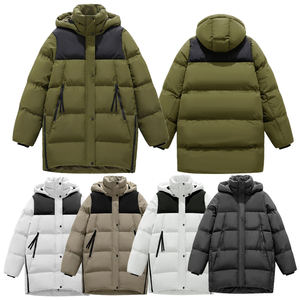Chaquetas Acolchadas Desmontables de Invierno con Estampado Personalizado OEM para Hombre, Abrigos Acolchados Cálidos y Resistentes al Viento con Cierre de Cremallera y Relleno de Poliéster - Product Image 1