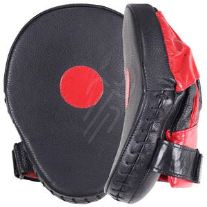 แผ่นรองมือหนังและ PU คุณภาพสูงรูปทรงโค้งสำหรับ MMA มวยไทย เทควันโด ชกมวย ซ้อมมวย  ลดราคาสุดคุ้ม - Product Image 6