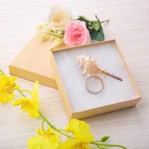 Boîte à bijoux en carton brun personnalisée, emballage cadeau personnalisé pour bagues, pendentifs et colliers - Product Image 5