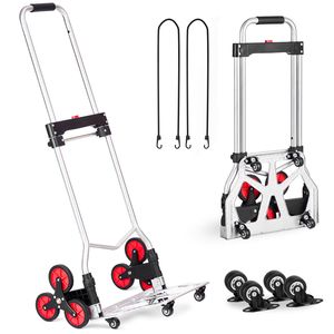 Carrello Saliscale Pieghevole Telescopico per Carichi Pesanti, Capacità 120 kg, in Materiale PP, per Traslochi - Product Image 1