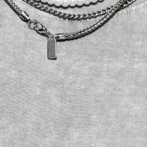 T-shirt vierge décontracté de haute qualité, coupe oversize, délavé à l'acide, 240 GSM, 100% coton, épaules tombantes, coupe classique, style vintage, grammage lourd - Product Image 5